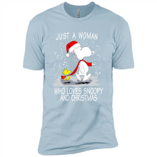 Load image into Gallery viewer, Just a Woman who loves Snoopy and Christmas