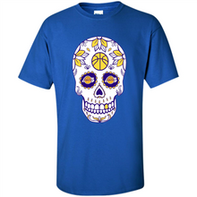 Load image into Gallery viewer, Los Angeles Lakers Basketball Sugar Skull Day of the Dead