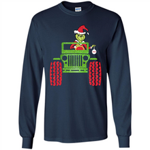 Load image into Gallery viewer, Grinch Driving Jeep Christmas