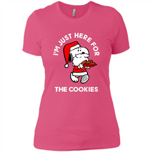 Load image into Gallery viewer, Peanuts Santa Claus Snoopy I’m Just Here For The Cookies