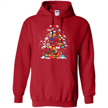 Load image into Gallery viewer, Greate Science Teacher Shirt Merry Christmas Tree Science Tools Funny Gift Book Lovers (1)