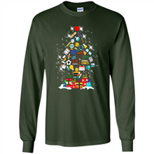 Load image into Gallery viewer, Greate Science Teacher Shirt Merry Christmas Tree Science Tools Funny Gift Book Lovers (1)