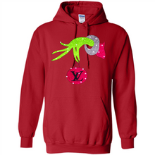Load image into Gallery viewer, Grinch hand holding logo Louisvuitton