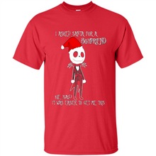 Load image into Gallery viewer, I Asked Santa For A Boyfriend Jack Skellington Christmas sweater