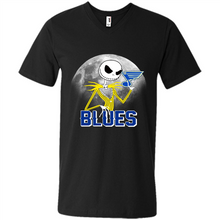 Load image into Gallery viewer, Jack Skellington Halloween Shirt For St.-louis-blues Fans
