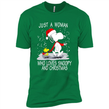 Load image into Gallery viewer, Just a Woman who loves Snoopy and Christmas