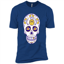 Load image into Gallery viewer, Los Angeles Lakers Basketball Sugar Skull Day of the Dead