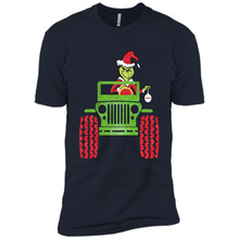 Load image into Gallery viewer, Grinch Driving Jeep Christmas