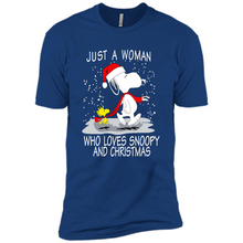 Load image into Gallery viewer, Just a Woman who loves Snoopy and Christmas