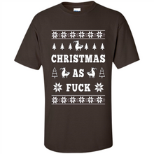 Load image into Gallery viewer, Humping deer Christmas as fuck sweater