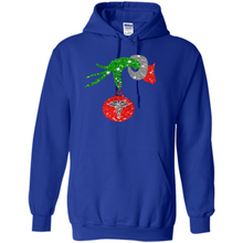 Load image into Gallery viewer, Grinch Hand holding Nurse ornament Christmas (1)