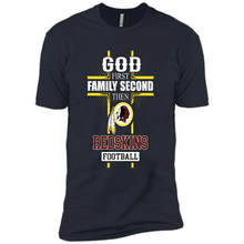 Load image into Gallery viewer, God First Family Second Then Washington Redskins Football