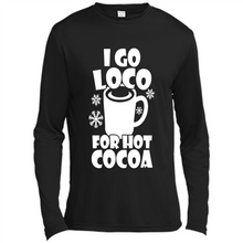 Load image into Gallery viewer, I Go Loco Hot for Hot Cocoa T-shirts, Funny Cocoa Christmas