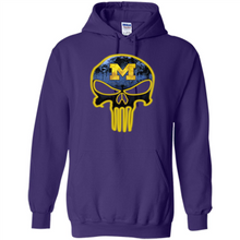Load image into Gallery viewer, Michigan Wolverines Football The Punisher Skull