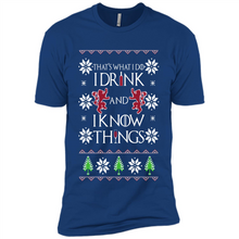 Load image into Gallery viewer, That’s What I Do I Drink And I Know Things Christmas sweater