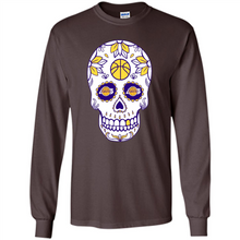 Load image into Gallery viewer, Los Angeles Lakers Basketball Sugar Skull Day of the Dead
