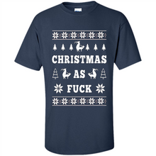 Load image into Gallery viewer, Humping deer Christmas as fuck sweater