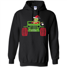 Load image into Gallery viewer, Grinch Driving Jeep Christmas