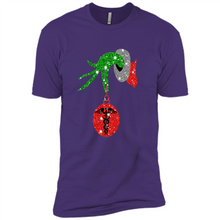 Load image into Gallery viewer, Grinch Hand holding Nurse ornament Christmas