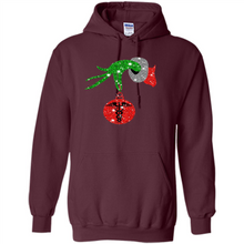 Load image into Gallery viewer, Grinch Hand holding Nurse ornament Christmas