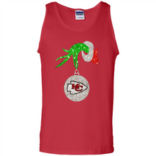 Load image into Gallery viewer, Kansas City Chiefs Glitter Grinch Monogram Ornament Christmas Gift