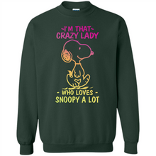 Load image into Gallery viewer, I'm That Crazy Lady Who Loves Snoopy A Lot
