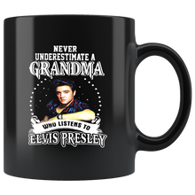 Load image into Gallery viewer, TL Never Underestimate A Grandma Who Listen To Elvis M1066 BLUE KISS