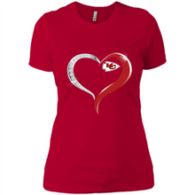 Load image into Gallery viewer, Kansas City Chiefs in Diamond Heart