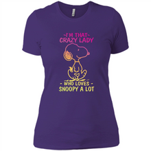 Load image into Gallery viewer, I'm That Crazy Lady Who Loves Snoopy A Lot