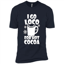 Load image into Gallery viewer, I Go Loco Hot for Hot Cocoa T-shirts, Funny Cocoa Christmas