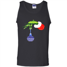 Load image into Gallery viewer, Grinch Holding American Flag ornament Christmas