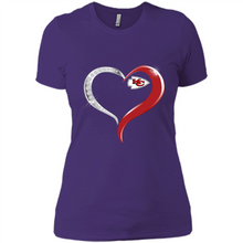 Load image into Gallery viewer, Kansas City Chiefs in Diamond Heart