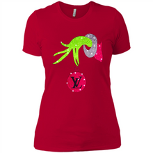 Load image into Gallery viewer, Grinch hand holding logo Louisvuitton