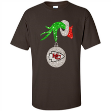 Load image into Gallery viewer, Kansas City Chiefs Glitter Grinch Monogram Ornament Christmas Gift