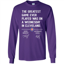 Load image into Gallery viewer, The greatest game ever played was on a wednesday in cleveland
