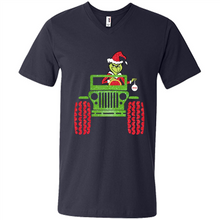 Load image into Gallery viewer, Grinch Driving Jeep Christmas