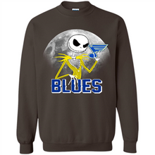 Load image into Gallery viewer, Jack Skellington Halloween Shirt For St.-louis-blues Fans