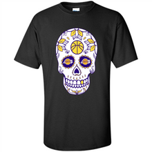 Load image into Gallery viewer, Los Angeles Lakers Basketball Sugar Skull Day of the Dead