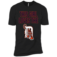 Load image into Gallery viewer, This girl loves the Detroit Tigers team shirt Sweatshirt DORABLE SHIRT