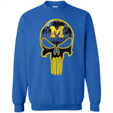 Load image into Gallery viewer, Michigan Wolverines Football The Punisher Skull