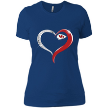 Load image into Gallery viewer, Kansas City Chiefs in Diamond Heart