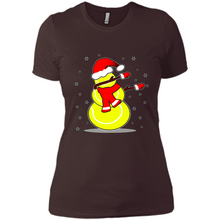 Load image into Gallery viewer, Tennis Dabbing Snowman Christmas Funny