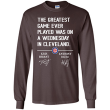 Load image into Gallery viewer, The greatest game ever played was on a wednesday in cleveland