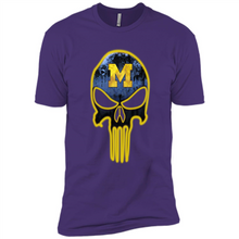 Load image into Gallery viewer, Michigan Wolverines Football The Punisher Skull