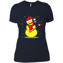 Load image into Gallery viewer, Tennis Dabbing Snowman Christmas Funny