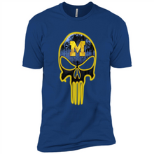 Load image into Gallery viewer, Michigan Wolverines Football The Punisher Skull