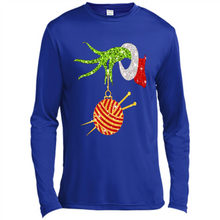 Load image into Gallery viewer, Grinch Hand Holding Ball Of Wool And Knitting Needles Christmas