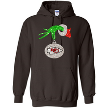 Load image into Gallery viewer, Kansas City Chiefs Glitter Grinch Monogram Ornament Christmas Gift