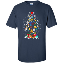 Load image into Gallery viewer, Greate Science Teacher Shirt Merry Christmas Tree Science Tools Funny Gift Book Lovers (1)
