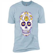Load image into Gallery viewer, Los Angeles Lakers Basketball Sugar Skull Day of the Dead